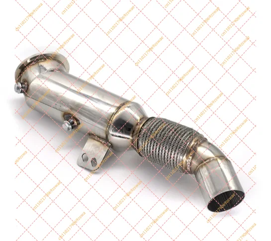 Stainless Steel Exhaust Downpipe for BMW B58 3.0T, M140i M240i 340i 440i 540i 740i Turbo Pipe