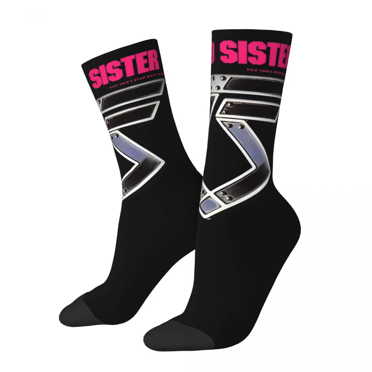 Twisteds Sister Crew Socks for Women Men Merchandise All Season Rock Band Logo Super Soft Long Socks Sweat Absorbing