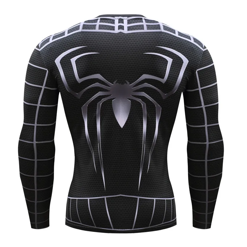 Anime 3D Printed Tshirts Men Compression Shirts Long Sleeve Tops Fitness T-shirts Slim Tights Tee Male Cosplay Costume Tights