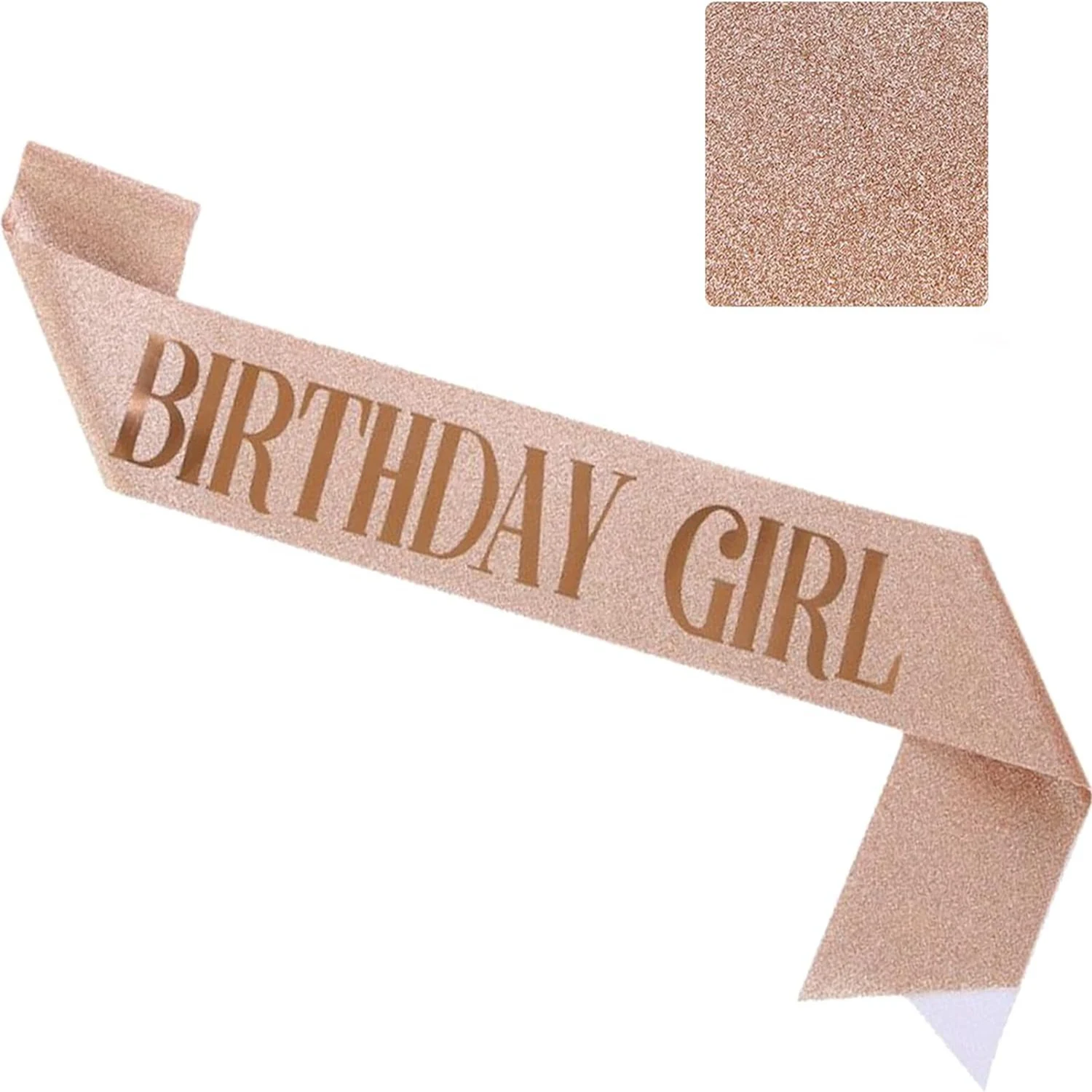 Birthday Girl Queen Sash Glitter Birthday Sash for Girls Women Birthday Party Accessories Gifts