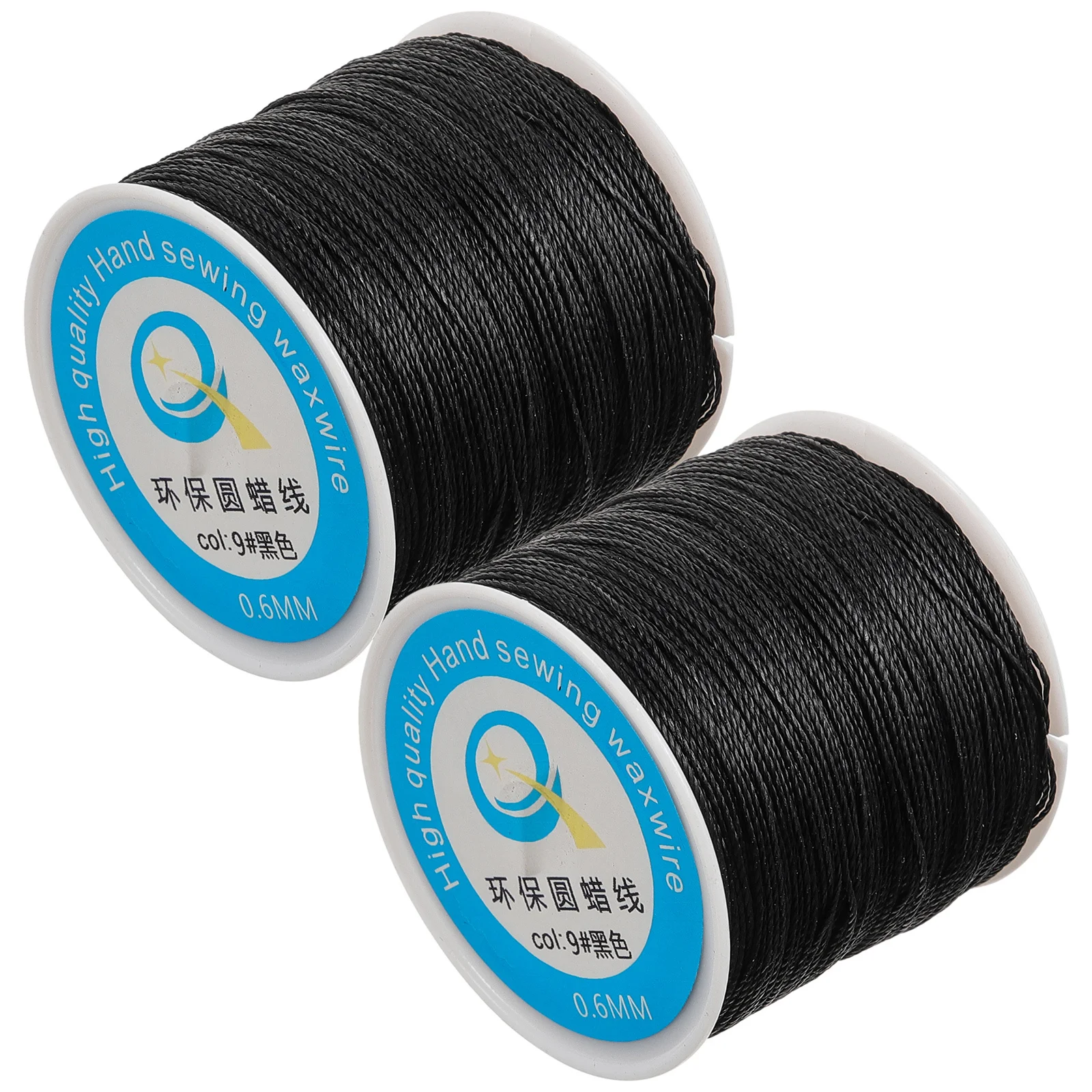 

2pcs Round Waxed Thread For Sewing Durable Polyester Craft Cord Bright Color Diy Bracelets Repair Stitching Cord Waxed