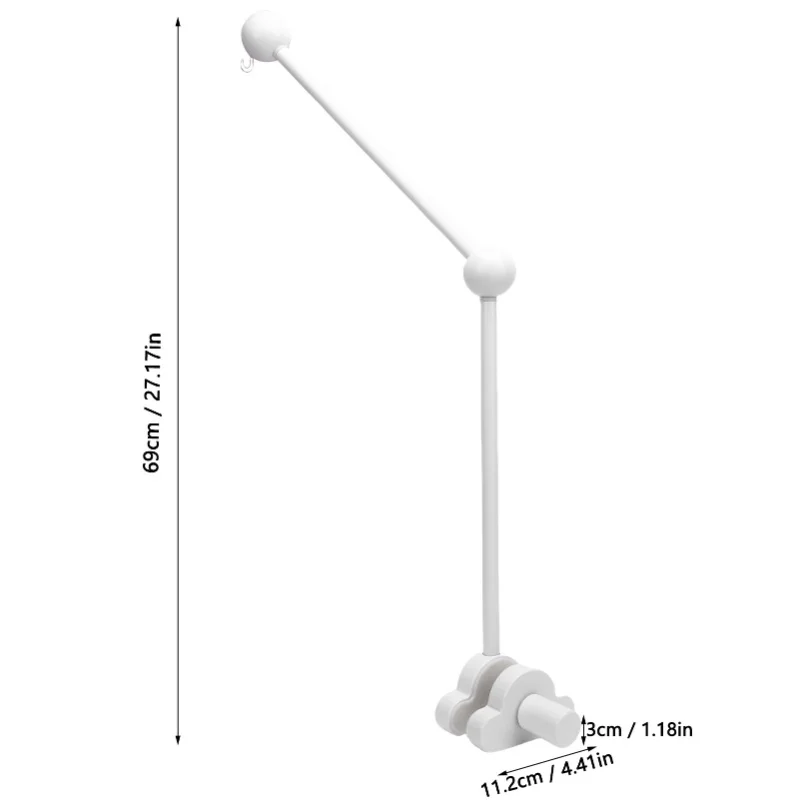 Berço do bebê braço móvel de madeira berço móvel cabide suporte do bebê braço suporte móvel para projetos diy