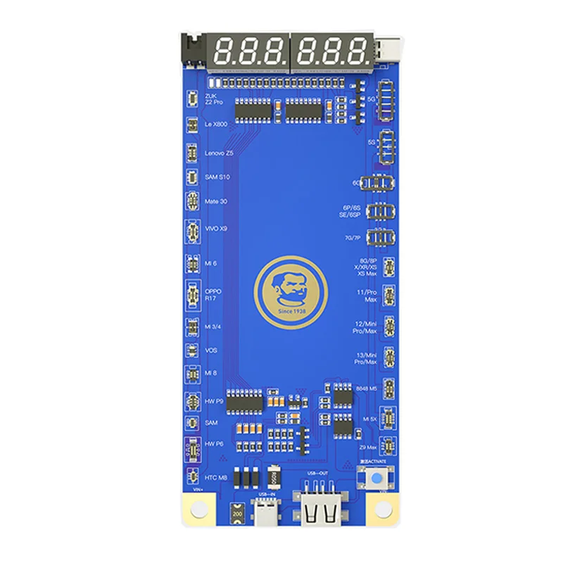 MECHANIC BA27 BA33 BA32 Batterieaktivierungs-Erkennungsplatine für IP5-13PM Android-Batterie. Ein-Klick-Aktivierung. Schnellladepanel