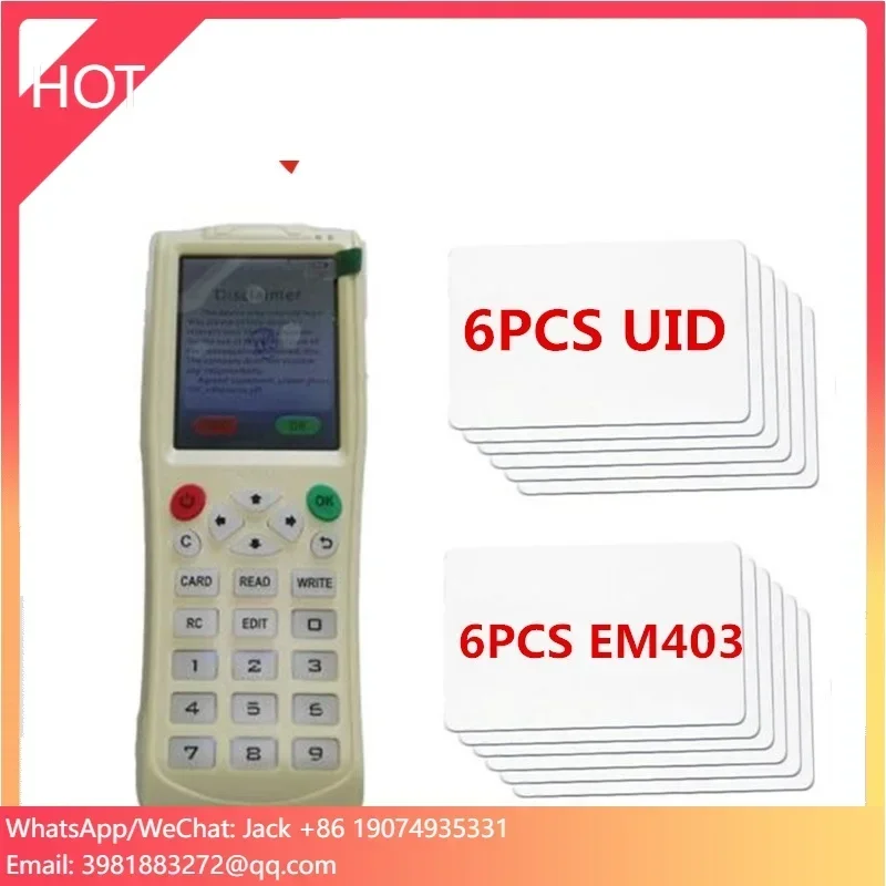 125khz Em Id 13.56mhz Ic Rfid Card Copier Ide Cloner Fideco Clone Card Machine With Wifi Function