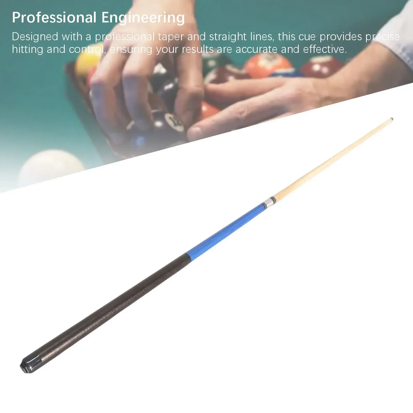 

Jump Break Cue 14mm Tip White Ash Wood Enhance Hitting Control Comfortable Grip 3 Piece Billiard Pool Cue Stick