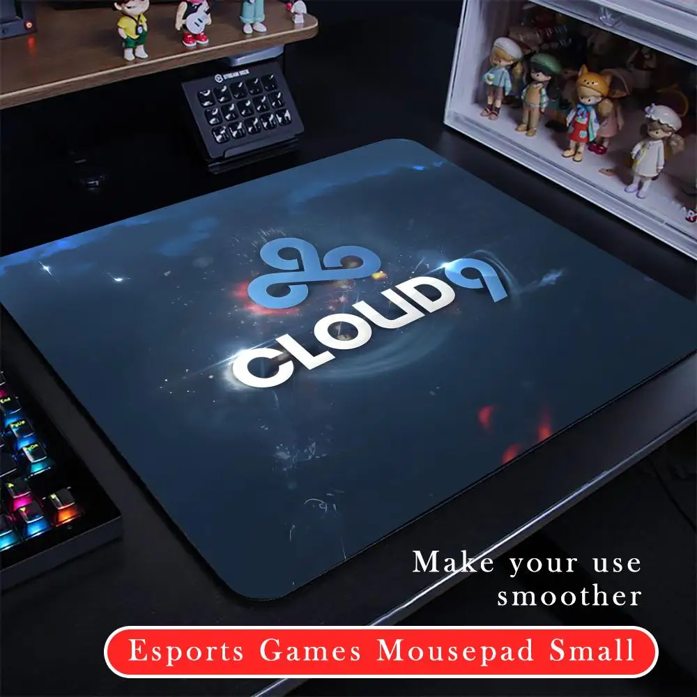 HOT Team Cloud9 Mouse Pad Cartoon rubber Small mouse pad desktop computer office keyboard e-sports ROGs game