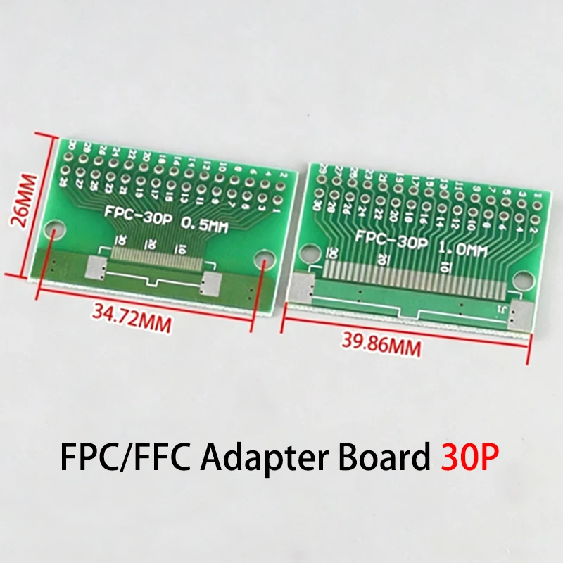 FPC/FFC Flexibles Flachbandkabel-Adapterboard 0,5MM/1,0MM/Abstand bis zu 2,54mm 6P/8P/10P/12P/20P/24P/26P/30P/34P/40P/50P/60P/80P – Detail 16