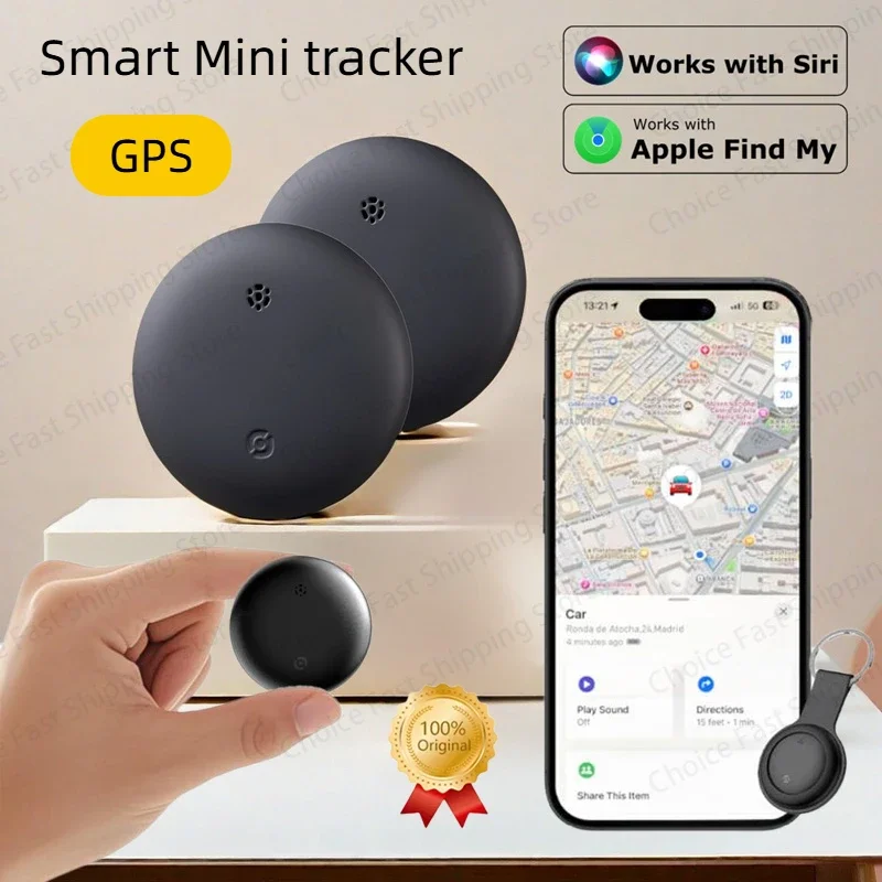 

Anti - Lost Pet Tracker: Smart Bluetooth GPS Card Tracker Integrated with iOS Find My APP