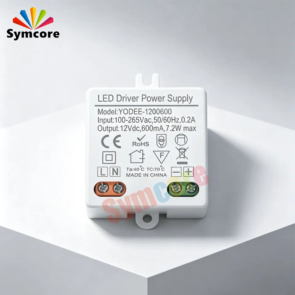 12V 24V Lighting Transformer 3W 6W 7.2W 12W DC12V 24V LED Driver  250MA 500MA 600MA For LED Light Strip 3528 5050 Power Supply