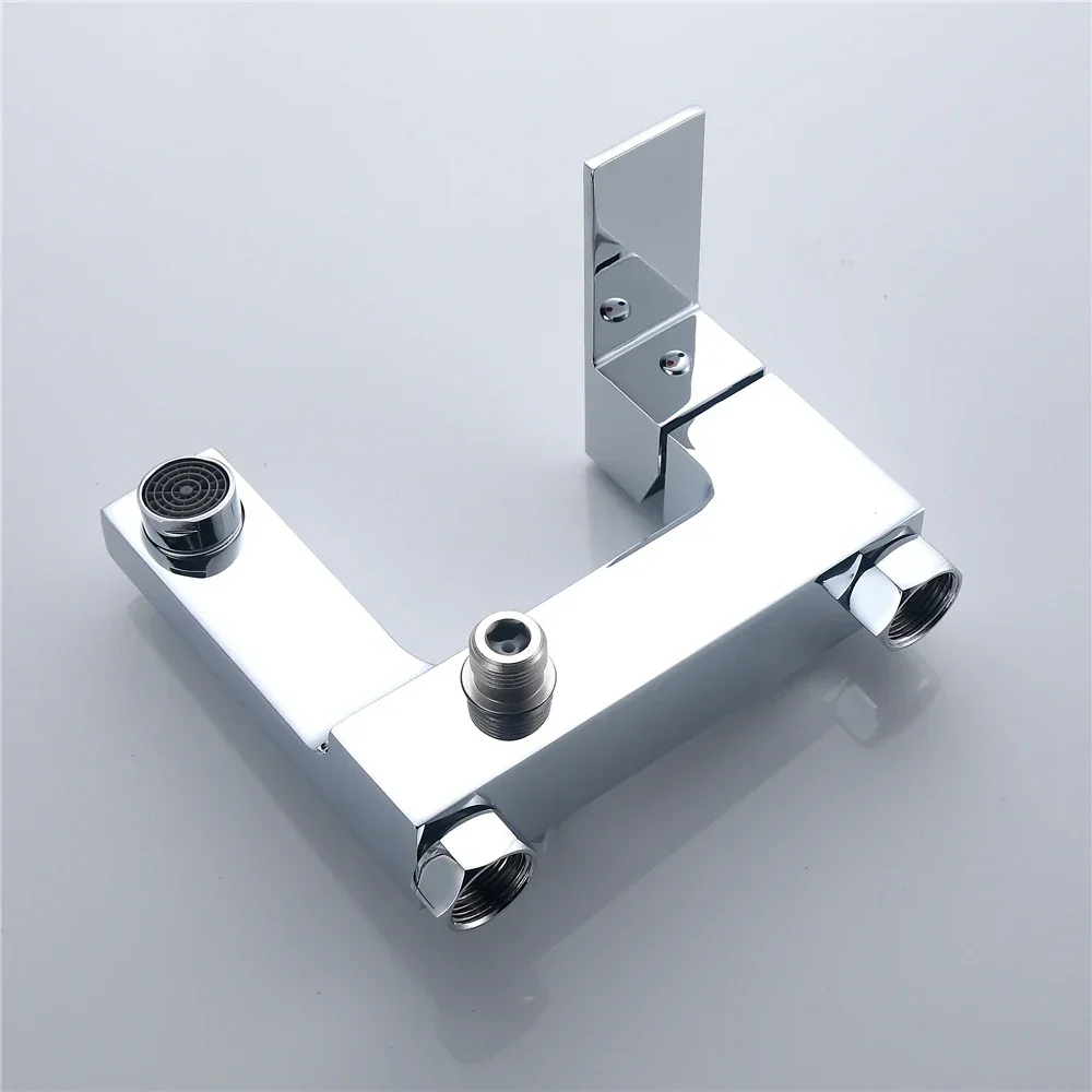 YyhcWall Mounted Bathroom Faucet High Quality Mixer Cold Hot Hand Touch Tap Smart Faucet