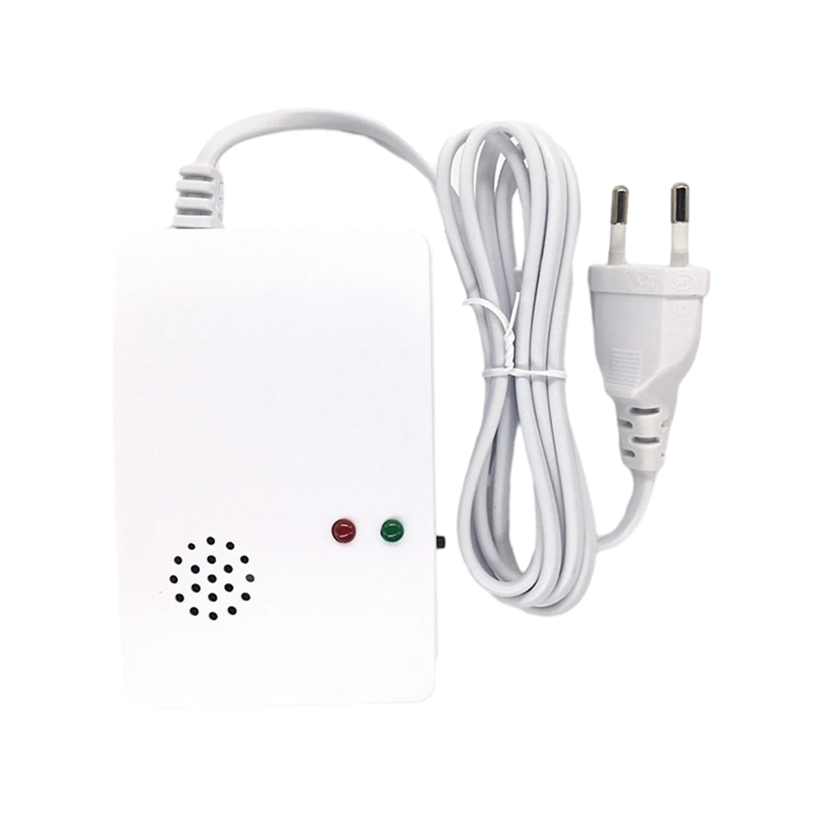 1~8PCS CORUI Combustible Gas Alarm Sensor Gas Leakage Detector EU Plug Standalone Natural/Liquefied Gas Leak Detector For Home