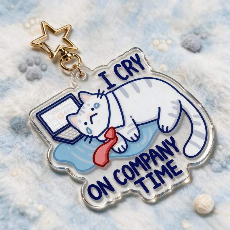 Cat Acrylic Keychain Cute I Cr - Retro Gaming Keychain review and price