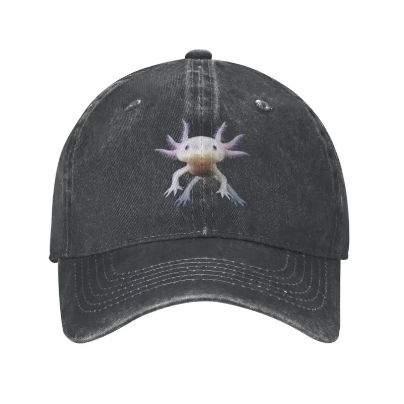 

Cool Cotton Cute Axolotl Baseball Cap Men Women Custom Adjustable Unisex Salamander Animal Dad Hat Outdoor