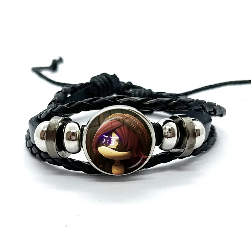 Murder Drone Uzi x N Creative Cartoon V Fan Art Bracelets Art Multilayer Braided Bracelets Bangles Handmade Jewelry Gifts