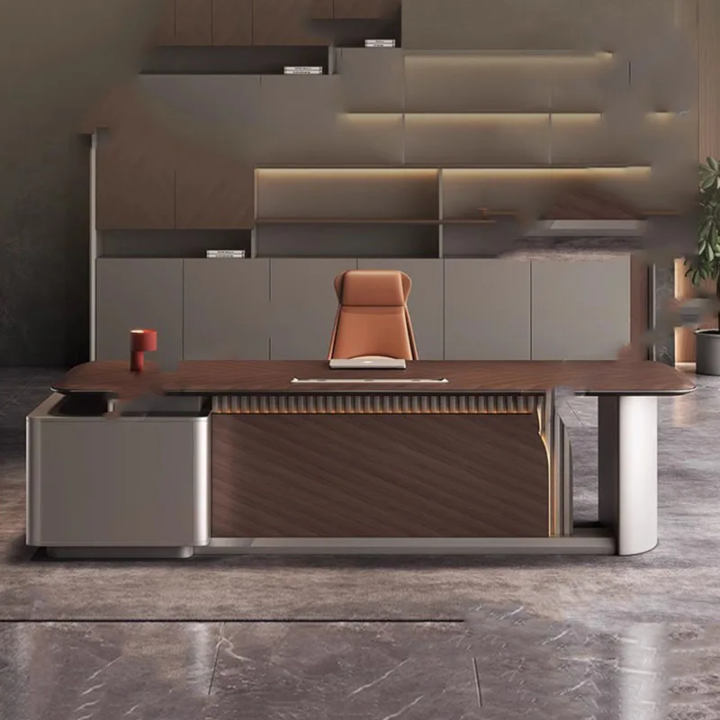 Minimalist Space Saving Office Desk Computer Gaming Reception Office Desk Gadgets Modern Meuble Bureau Office Furniture