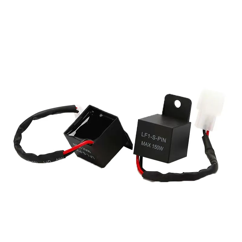 12V 2 Pin Motorcycles LED Turn Light Flasher Relay Turn Signal Rate Control Blinkrelais Suitable For Most Honda Kawasaki Yamaha