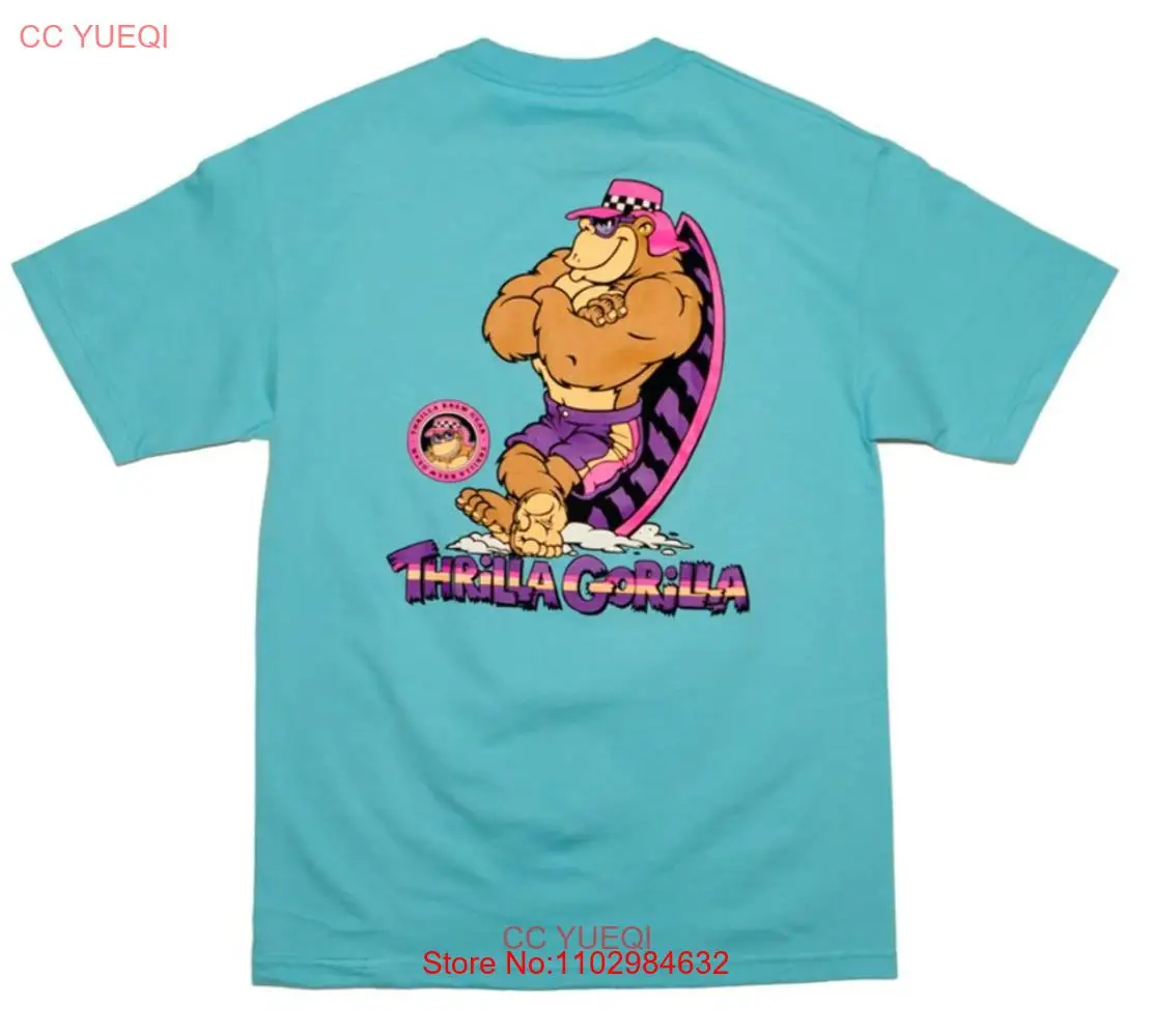 Мужская футболка Thrilla Krew стоящая трилла, Тихоокеанская Синяя