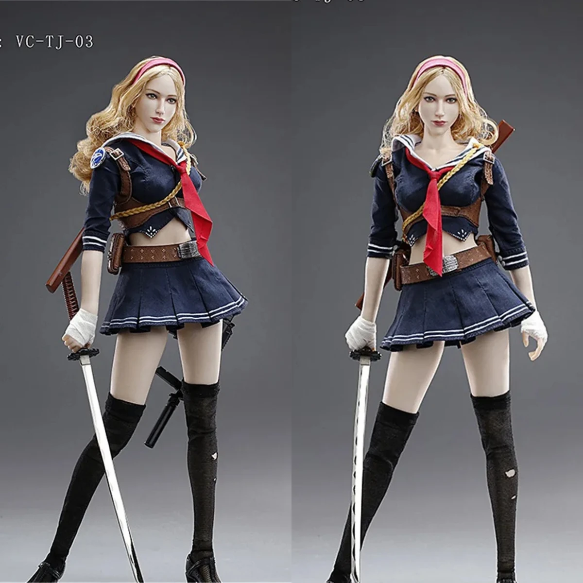 VERYCOOL VC-TJ-03 1/6 Scale Classic Shoot Games Blade Girl with Weapon Full Set For 12