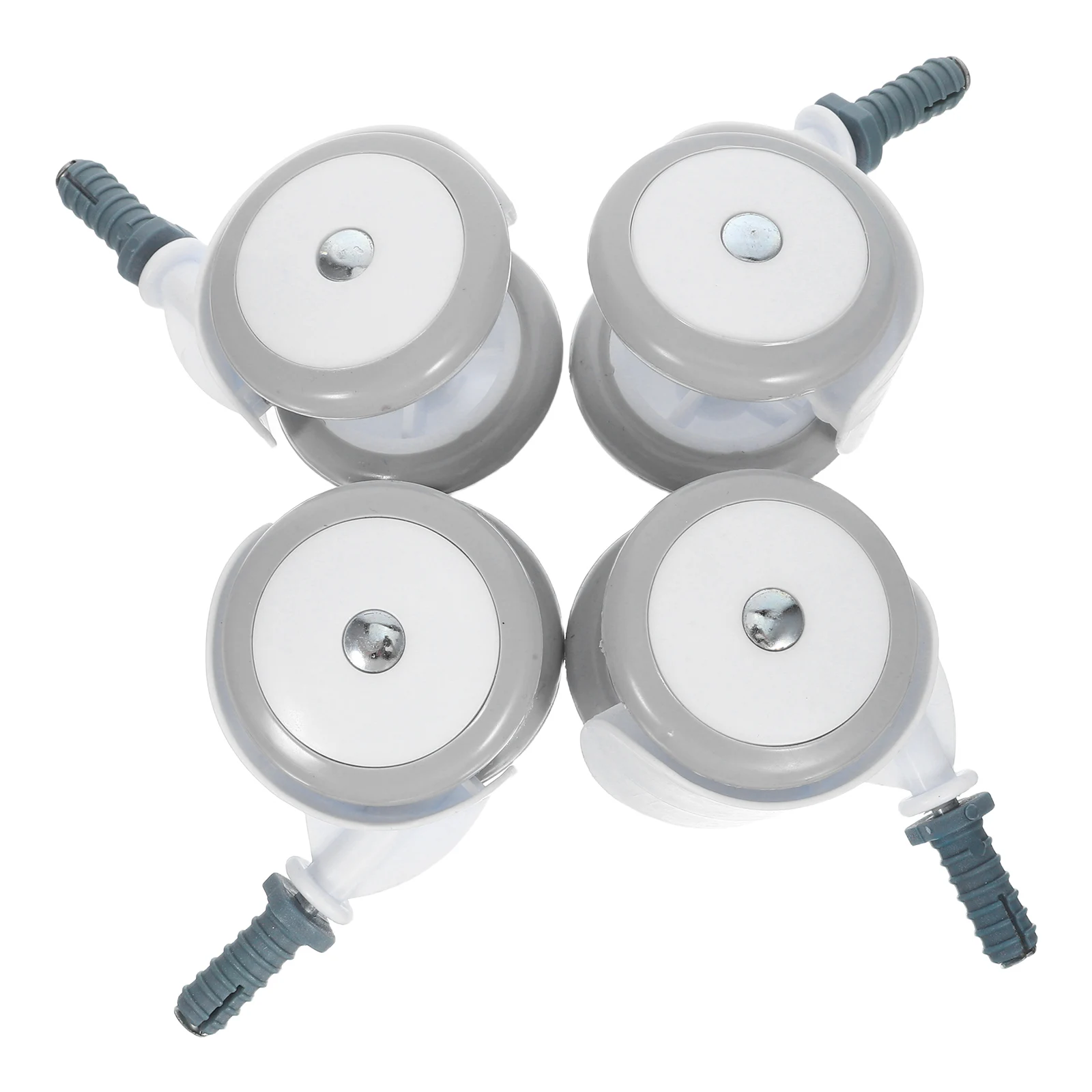 

4Pcs No Noise Caster Wheels for Baby Walkers Silent Smooth Quiet Rolling Universal Compatibility 10mm Screw