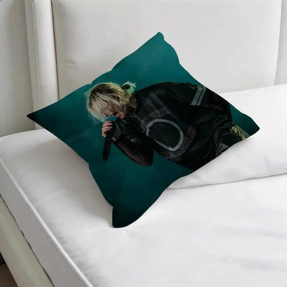 Singer E-Emily A-Armstrong Fashion Square Pillow Case Durable Throw Pillow Cover for Sofa Couch Chair