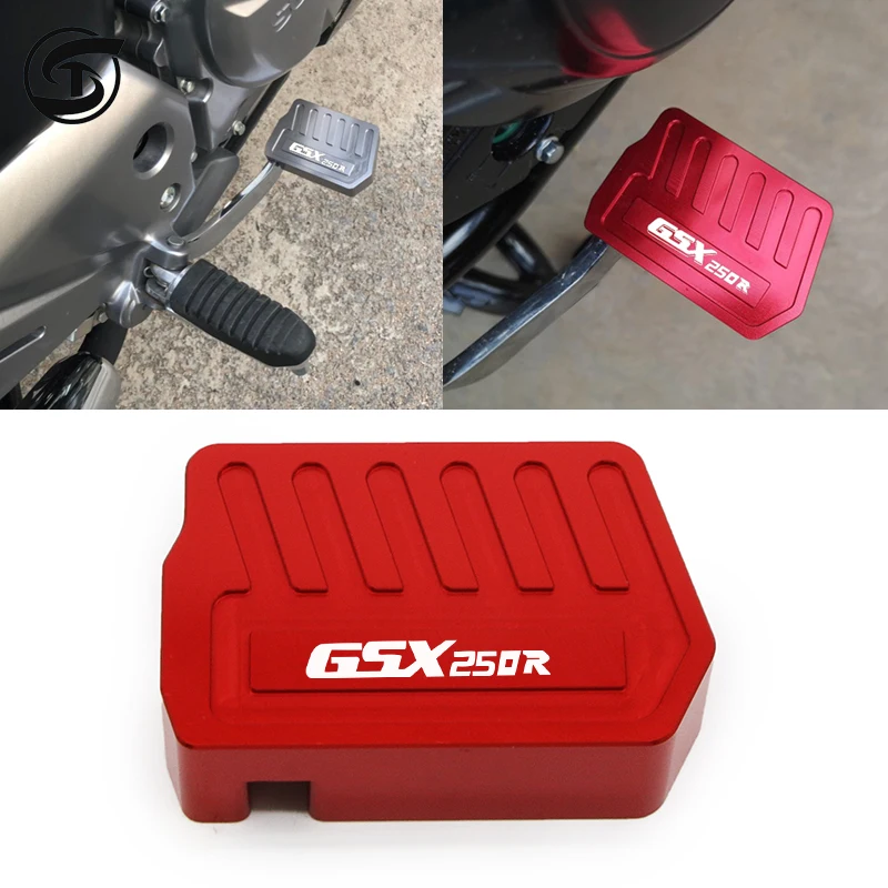 Suitable for Suzuki GSX250R Modification with Enlarged Rear Brake Foot Pads and CNC Technology for Motorcycle Accessories