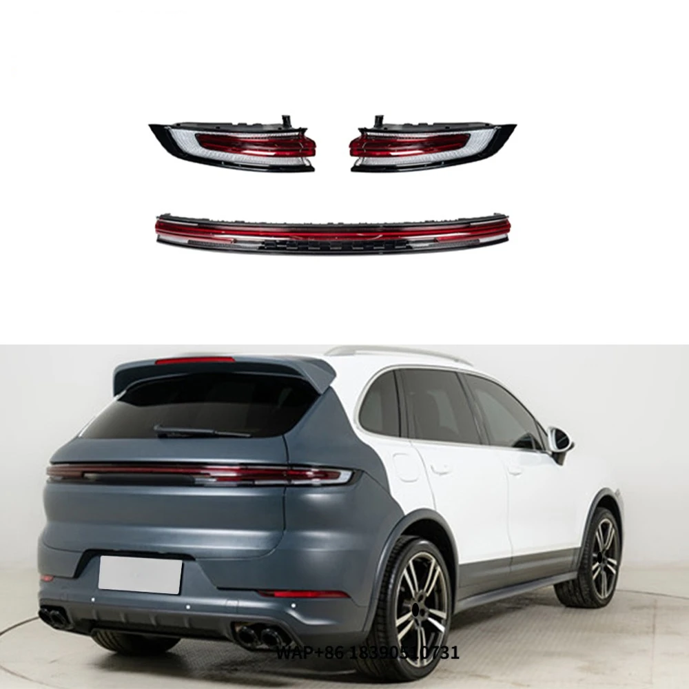 Applicable to the 2011-2017 for  Ca ye nne Models with the Updated and New 9Y0.2 Red-underneath Flowing Tail Lights