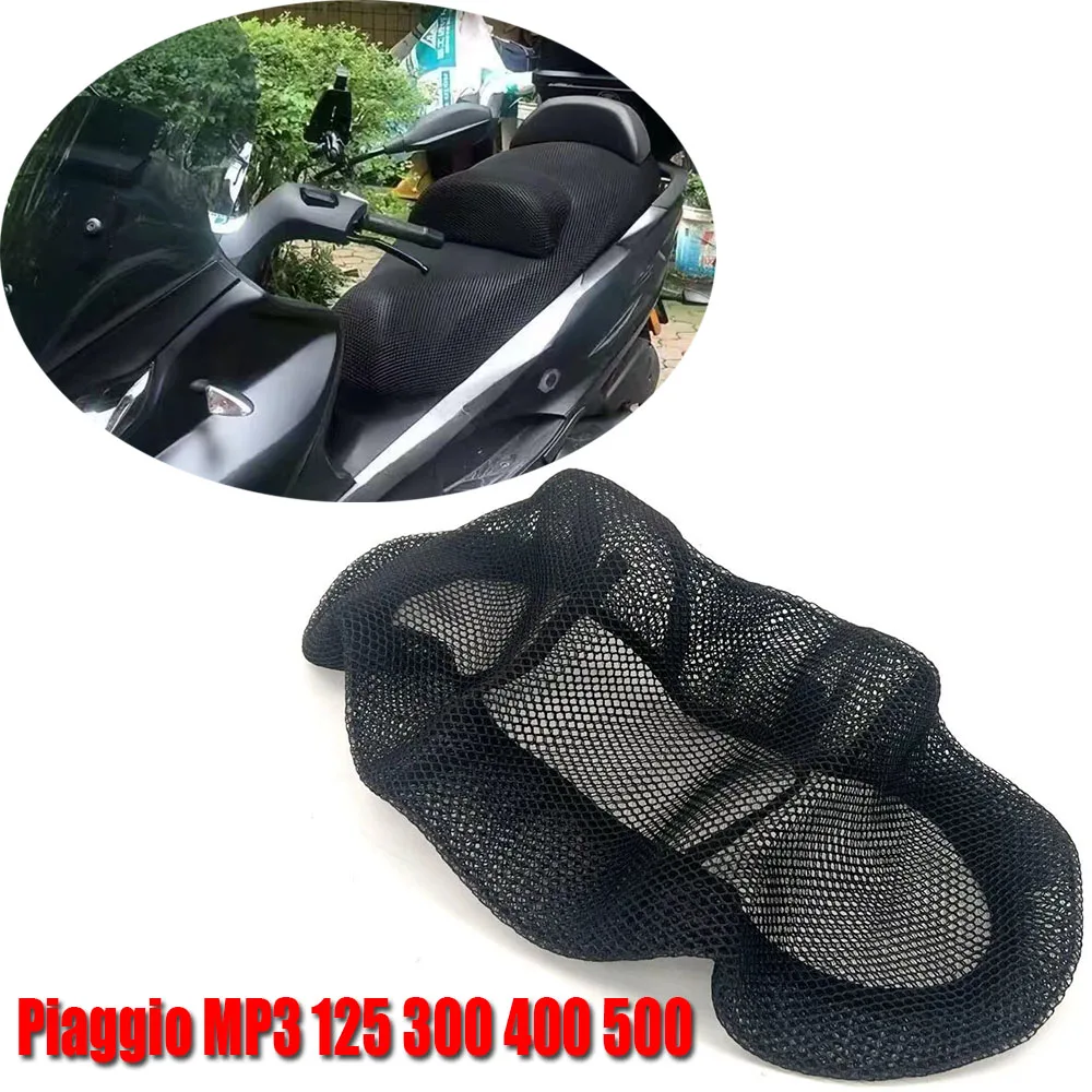 For Piaggio MP3 125 300 400 500 Motorcycles, 3D Mesh Heat-Insulating Seat Cover/Protective Cover.