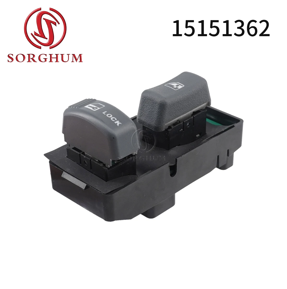 

SORGHUM 15151362 For Chevrolet Blazer GMC 1995-2005 Car Truck Isuzu Hombre Passenger Right Power Window Switch Door Lock Button