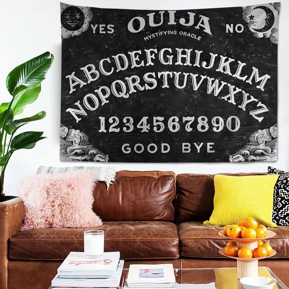 Ouija Board DIY Wall Tapestry Hanging Tarot Hippie Wall Rugs Dorm Home Decor