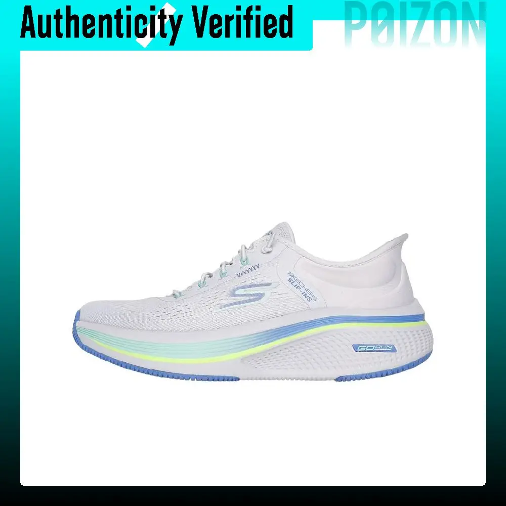 Skechers GO RUN Elevate 2.0 Breathable Low top Running Shoes Women's Gray Blue 129006-GYBL