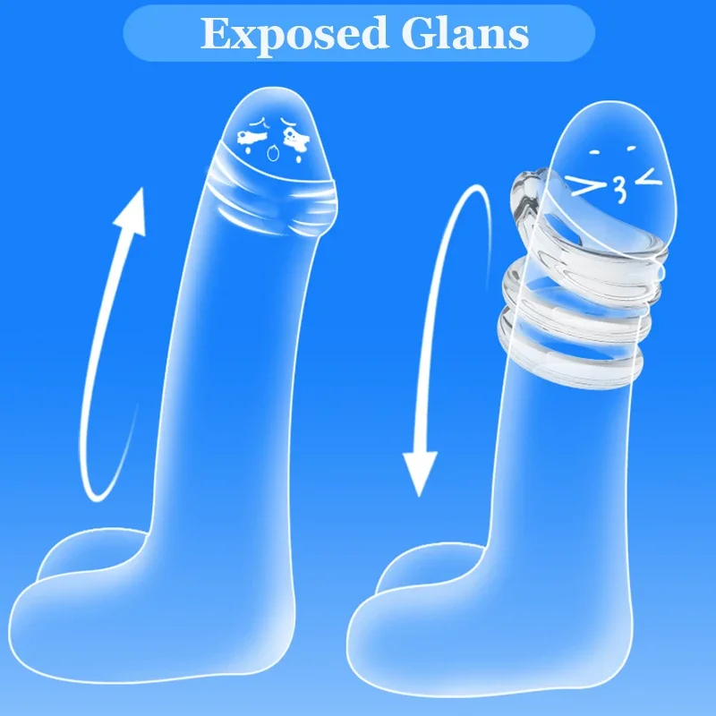 New Breathable Foreskin Correction Cock Rings Delay Ejaculation Male Chastity Device Penis Ring Sex Toys for Men 4PCS/Set