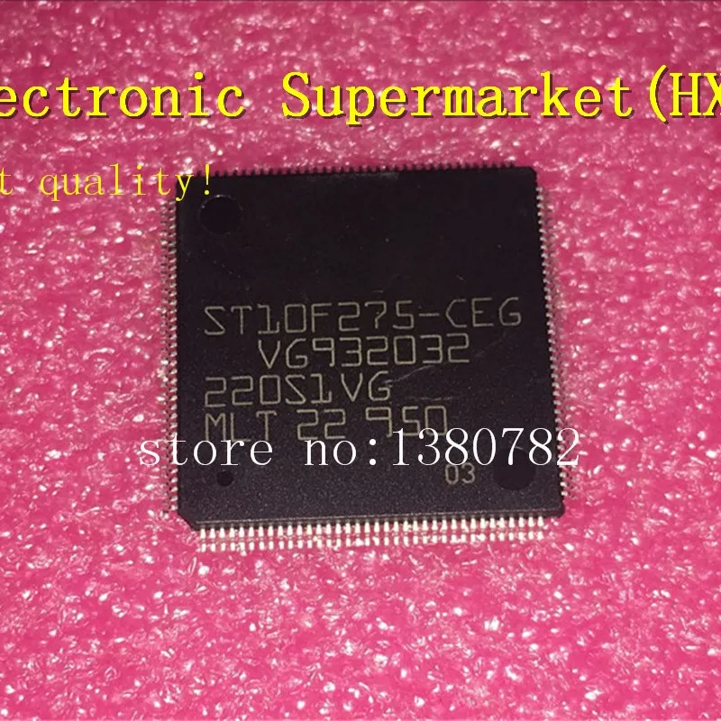 

Free Shipping 5pcs-20pcs ST10F275-CEG ST10F275 10F275 28MMX28MM QFP-144 New original IC In stock!