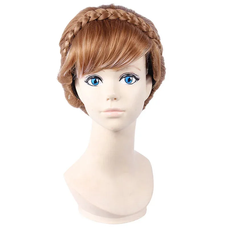 

2025 12 336C/Anna Princess Frozen Updo Волосы Мелирование Моделирование Парик Косплей