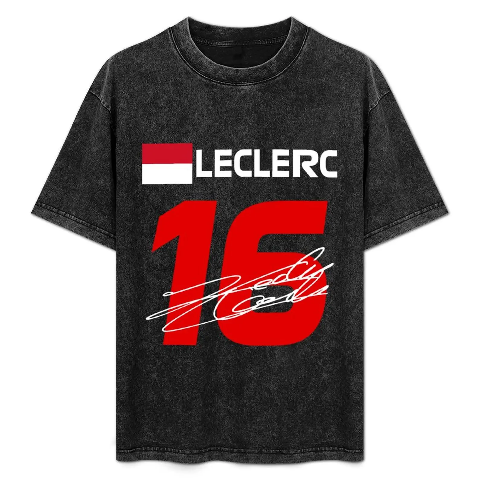 leclerc-16-f1-2022-tシャツ-ファッション-カジュアル-半袖-トップス