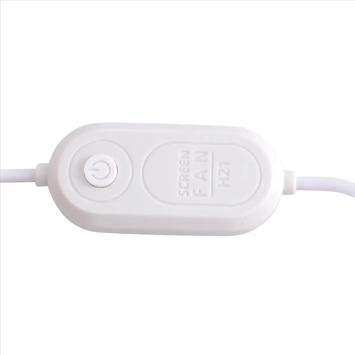 (A25M) Small Desk Fan USB Powered Mini Fan for Office Laptopsm,3 Speeds Desktop Table Cooling Fan with Adjustable Clamp White