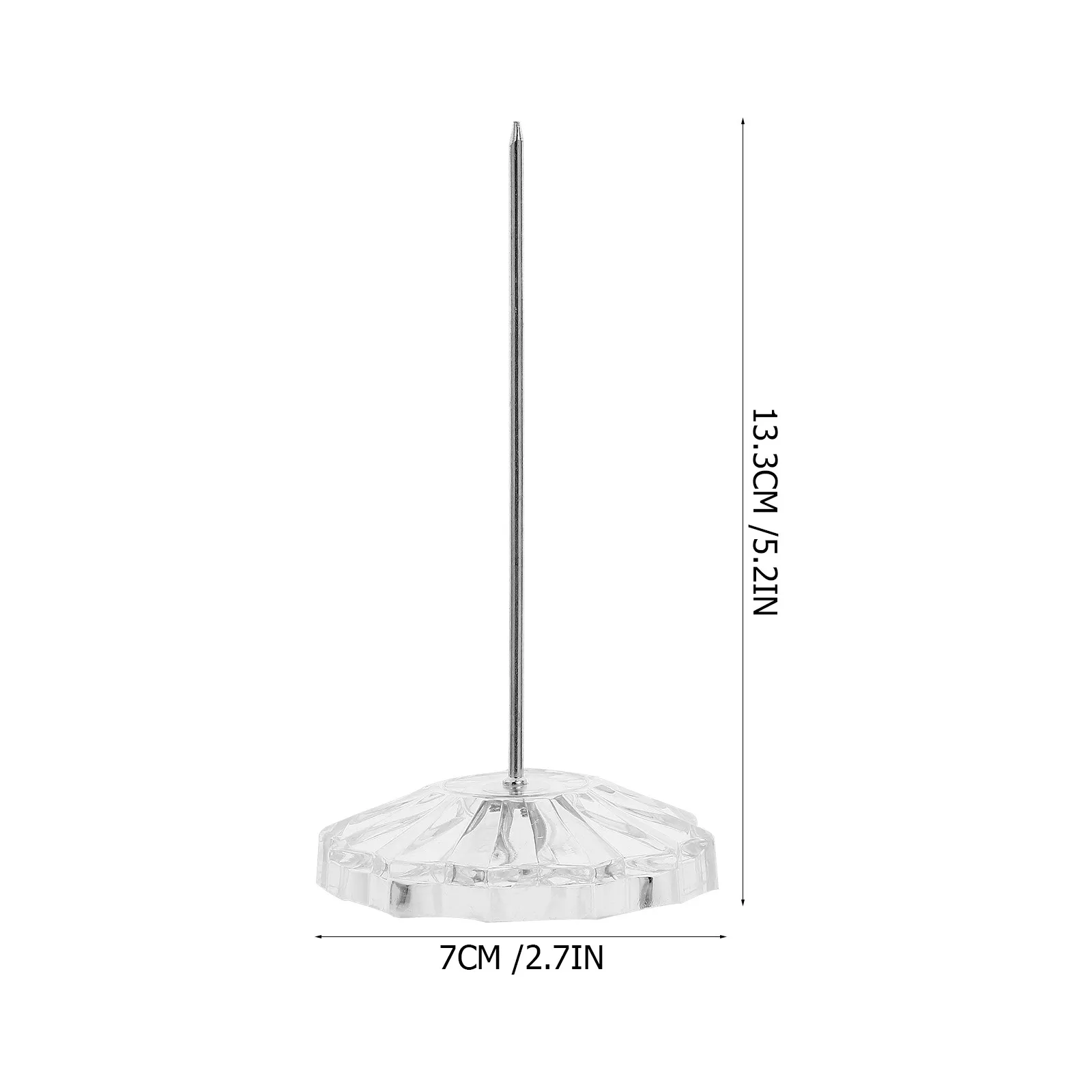 4Pcs Desk Receipt Holder Insert Spike Sticks Bill Forks Perfect for Office Restaurant Cafe Paper Memo Organizer Receipt Spike