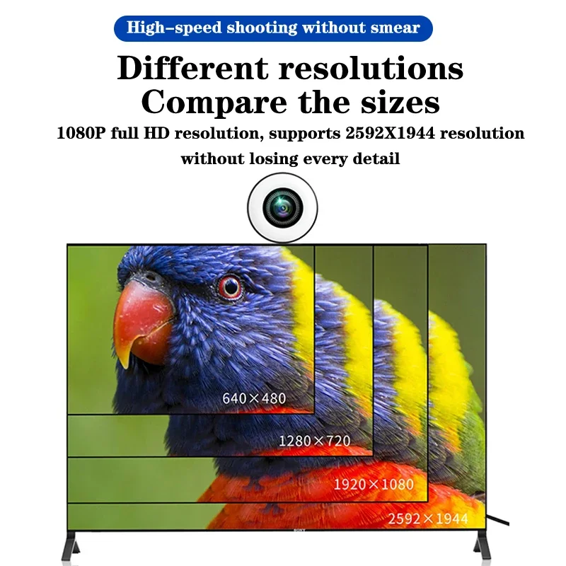 Equipped with Microphone, USB Live Streaming, Youtube, PC,Laptop, Video Shooting,4K/2K/1080P Mini Camera, Full HD Network Camera