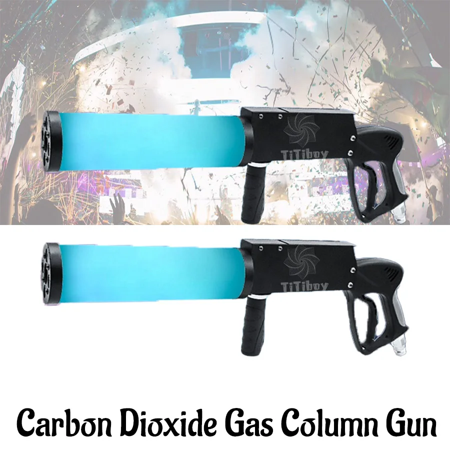 

0 Tax 2Pcs Hot Sale Carbon Dioxide Gas Column Gun With RGB Leds For Disco Dj Pun Wedding Party LED Effect Equipment LED CO2 DJ