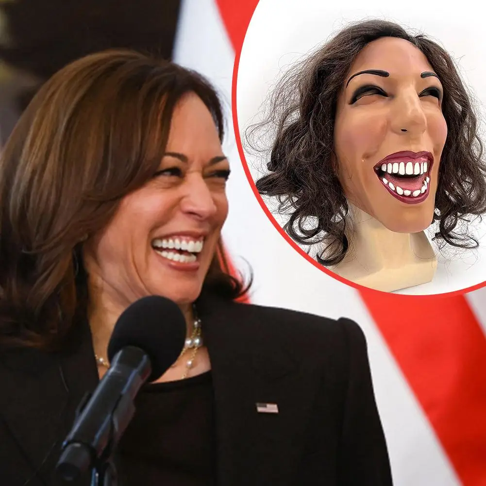 Kamala Devi Harris Halloween Costume Adereços, Headwear, Interpretação, Presentes de Natal, Fãs, 2024