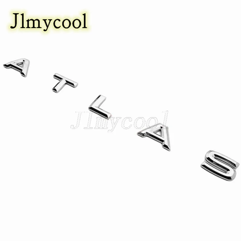 18-24 لسيارة VW Atlas الخلفية غطاء فتحة الباب الخلفي حرف Nmaeplate شارة شعار كروم #3