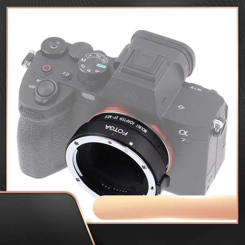 

FOTGA For EOS Canon EF/EFS Lens Conversion To Sony E-Port Body EF-NEX Multifunctional Portable Lens Adapter Ring Easy Install-N3