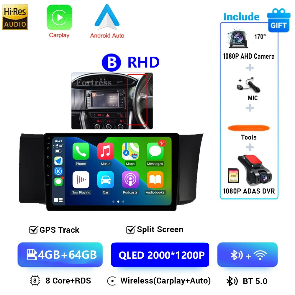 Android 16 Autoradio Voor Toyota GT86 GT 86 Subaru BRZ Scion FRS 2012 2013-2016 Multimedia Auto Stereo Video radio Carplay GPS
