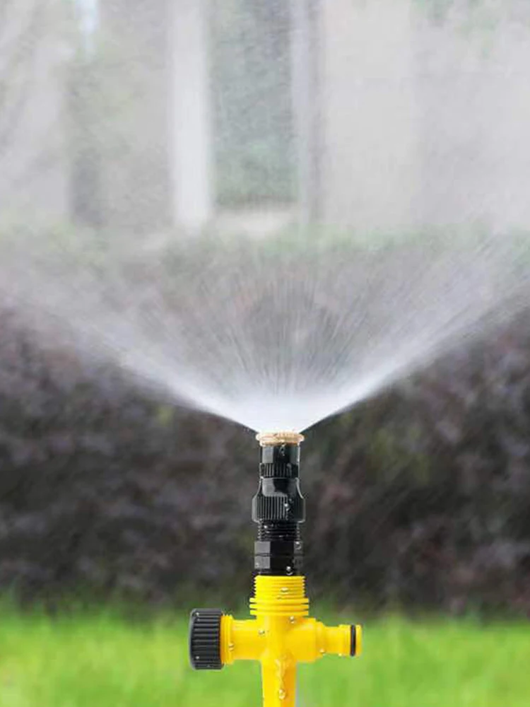 

5 шт. разбрызгиватель для воды, вращение на 360 градусов, бытовая спринклерная система, устойчивая к коррозии, простая установка для садового газона