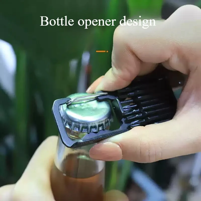 Portable multifunctional keychain screwdriver combination set with bicycle maintenance tools multifunctional folding.