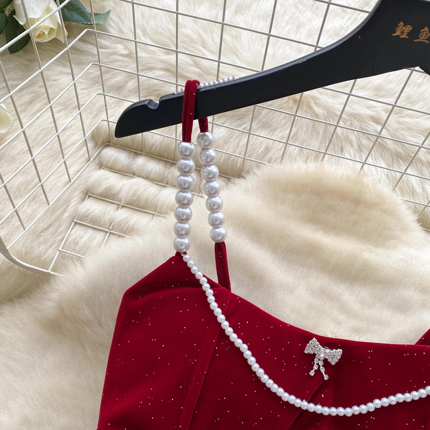 Chique vintage sexy beading veludo fairycore feminino coreano moda vestido de verão vestidos de cerimônia de festa