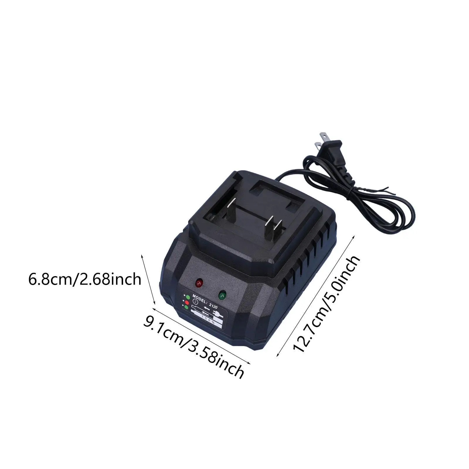 

Electric Wrench Battery Charger Convenient Use Fast Charging with Multiple Protection Charging Station for 21V Batteries