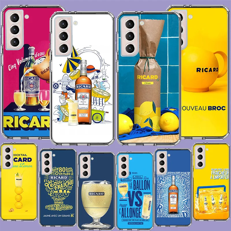 Винтажный чехол для телефона R-RICARDs A-Alcohol для Samsung S25 Edge Galaxy S24 S23 Ultra S22+ S21 Plus S20 FE S10 Lite S10E Cover Silico