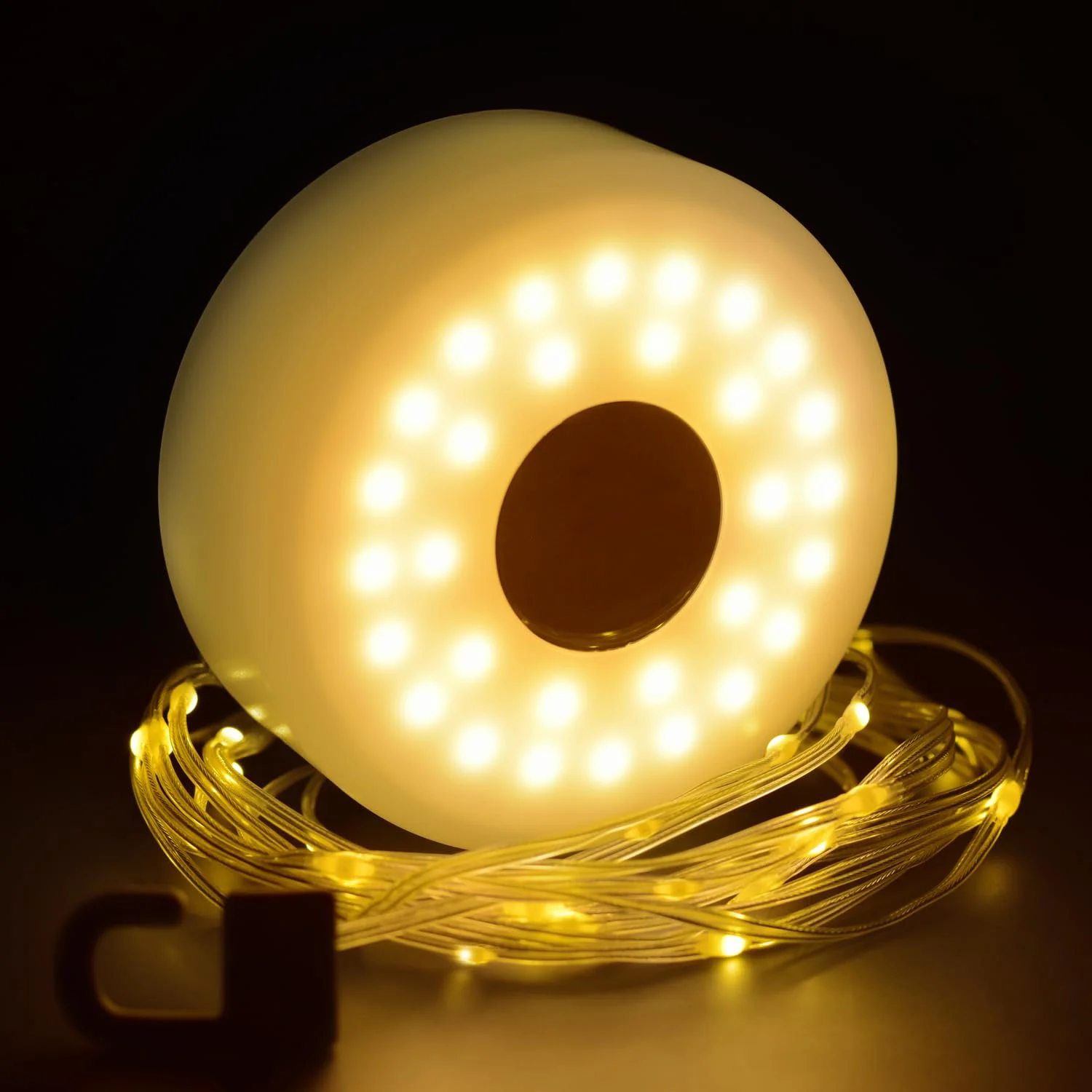 Camping String Light USB Charging Lantern 1800mAh,IPX4 Waterproof,Rechargeable Flashlights Christmas Atmosphere XTE LED Light