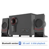 2.1 나무 슈퍼 서브우퍼 휴대전화 플러그인 카드 오디오 블루투스 USB TV/PC용 활성 노트북 멀티미디어 게임 스피커 1