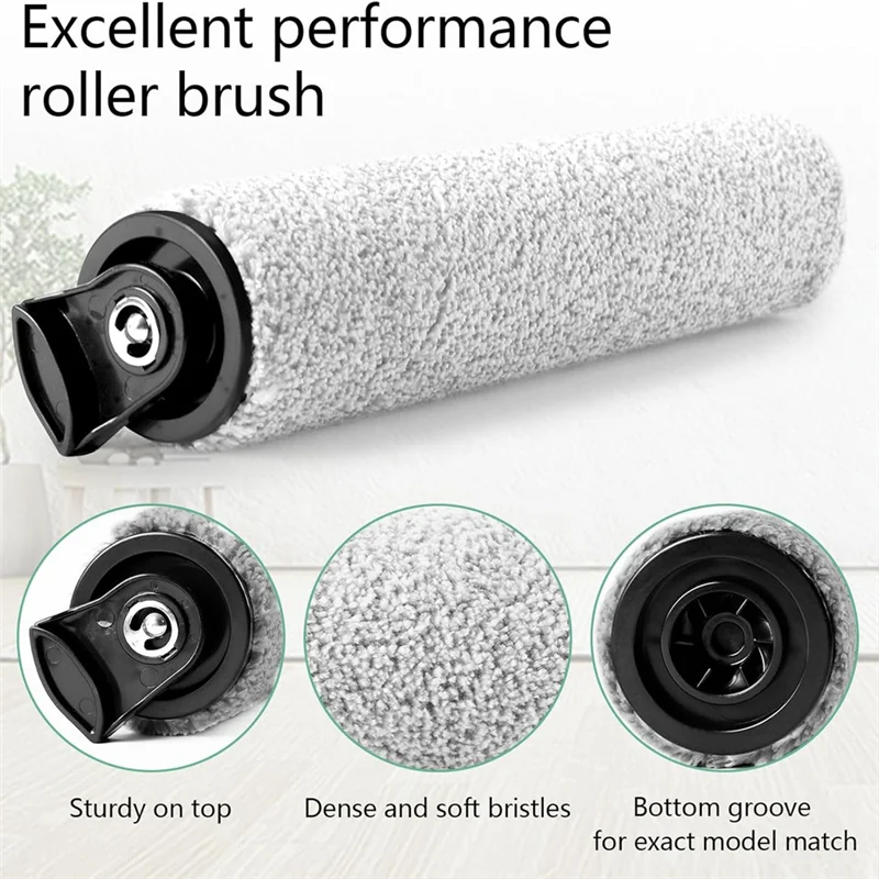 ABUS-Kit di sostituzione spazzola a rullo per Tineco Ifloor 2, Ifloor 3, Floor One S3 Cordless Wet Dry Aspirapolvere Accessori